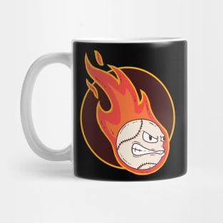 Fire Baseball Mug